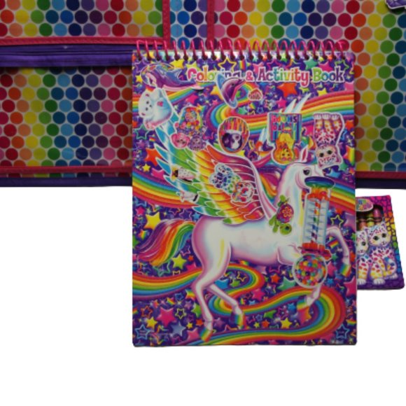 Lisa Frank  Trifold binder Unicorn - Picture 3 of 5